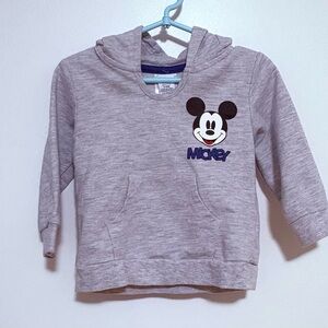 Disney Gray Hoodie with Mickey Mouse Design